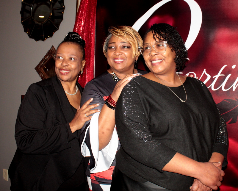 Members of the Comforting Hearts community sharing fellowship